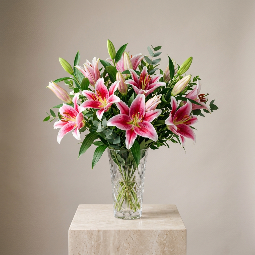 Tranquil Morning Lilies