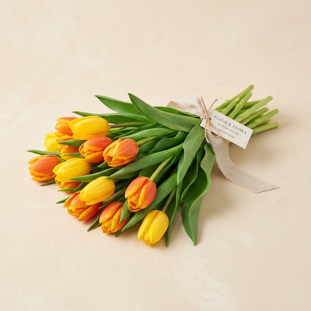 Fresh Dutch Tulips Awakening