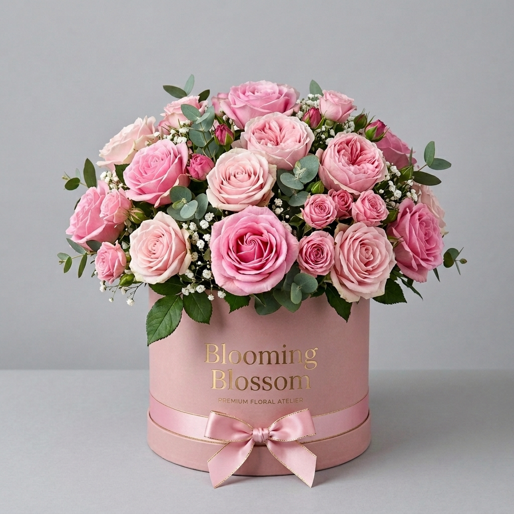 Luxury Blossom Hat Box